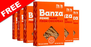 free box of banza pea pasta