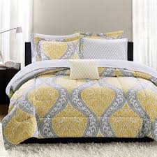 Mainstays Yellow Damask Coordinated Bed