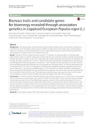 pdf biom traits and candidate genes