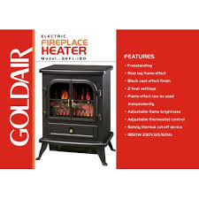 Goldair Fire Place Heater Black