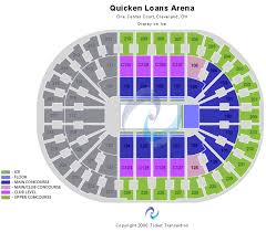 Loanss Quicken Loans Arena Seating Chart