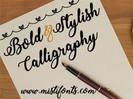 7354 search results for lucida calligraphy bold). Bold Stylish Calligraphy Font Befonts Com