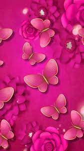 7860 pink erfly wallpaper hd