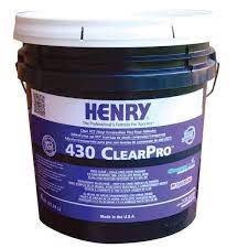 henry 430 4 gal clearpro vct adhesive