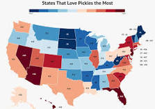 What state eats the most pickles?