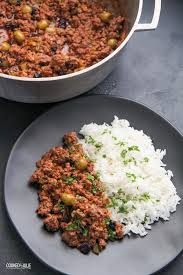 cuban picadillo cooked by julie
