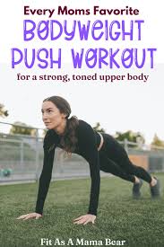 a bodyweight push workout to get strong