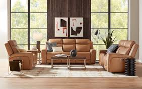 Davidson Leather Reclining Sofa From