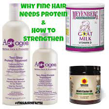 If your hair suffers from severe damage after the perming service, look for a salon that performs keraplast hair rescue treatment or carries products that contain replicine functional keratin. Why Fine Hair Needs Protein Strengthening Fine Hair With Protein