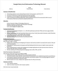 Sample College Graduate Resume 8 Free Documents Download