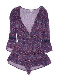 Details About American Eagle Outfitters Women Purple Romper Sm Petite