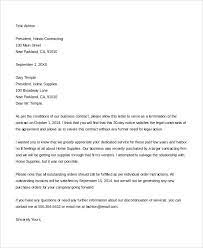 contract termination letter 19
