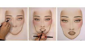 face chart tutorial soft glam emily