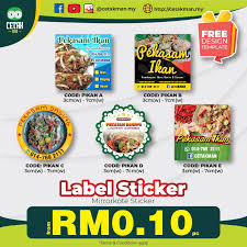 Ayo tiru stiker berikut yang cocok denganmu! Pekasam Ikan Label Sticker Product Free Design Template Label 3cm 4cm 5cm 6cm 7cm 8cm Shopee Malaysia