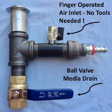 sand blast cabinet metering valve w