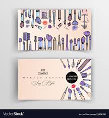 makeup artist business card template