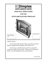 Dimplex Optiflame Electric Fireplace