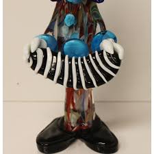 Vintage Clown Sculpture In Murano Glass