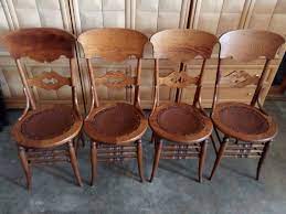crafts 4 tiger oak wooden parlor chairs