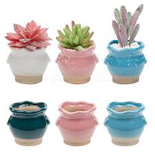Colorful Ceramic Flower Pots