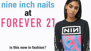 nine inch nails shirt at forever 21