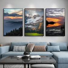 Abstract Forest Canvas Wall Art Nature