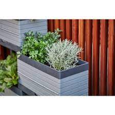 3 Container Modular Garden Grey