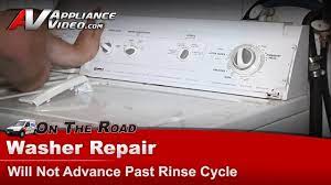 The cycle will go through the following sequence: Washer Repair Not Advancing Repair Diagnostic Kenmore Whirlpool Sears Maytag 110 238121 Youtube