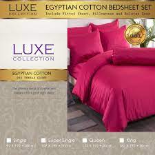 egyptian cotton bed sheet set king size