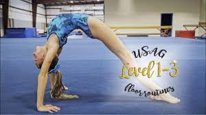 usag level 1 3 gymnastics floor routine