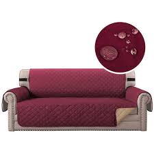 wine red sofa cushion cover universal