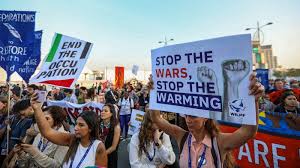 Klimaprotest: Entfremdung über den Krieg in Israel und Gaza? | BR24