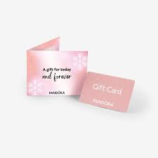 Pandora Gift Card | Physical Gift Card Redeem in Pandora Stores ...