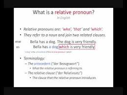 Relative Pronouns In German Part One