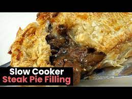 rich and chunky slow cooker steak pie