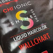 chi ionic liquid haircolor chart