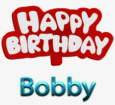 bobby 3d letter png name happy