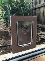 Medium Dog Door With Custom Glass