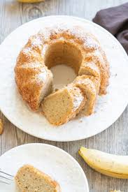 Next, add melted butter and vanilla and stir until combined. The Easiest Banana Cake I Ve Ever Made Baking For Happiness