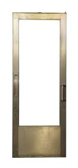 Metal Glass Door With Vertical Mail