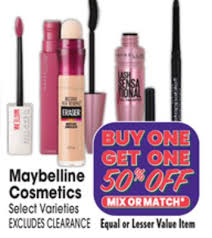 maybelline cosmetics jewel osco deals