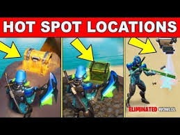 Take a look at what they are and how to complete them. Search Chest At A Hot Spot Week 6 Challenges Fortnite Season 9 Youtube