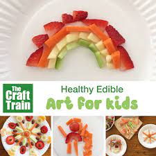 healthy food art activity for kids