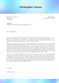 How to address an email cover letter. Sports Medicine Doctor Cover Letter Example Kickresume