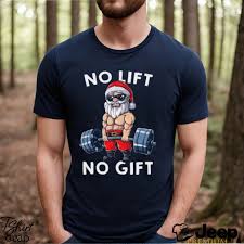no lift no gift santa workout gym lover