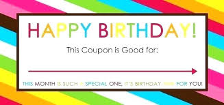 Love Coupon Template Word Blank Birthday Throughout Templates For