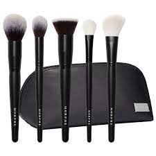 5 piece face brush collection