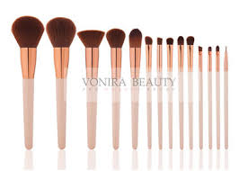 personalized complete makeup brush set