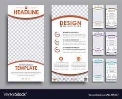 Design White Flyers Size Of 210x99 Mm