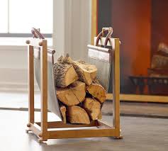 Industrial Fireplace Log Holder
